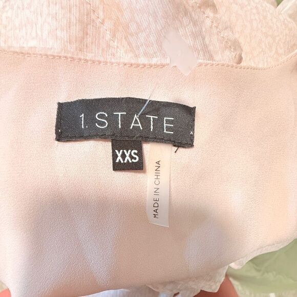 1. State Pink & White Flowey Ruffle Dress - Picture 5 of 7